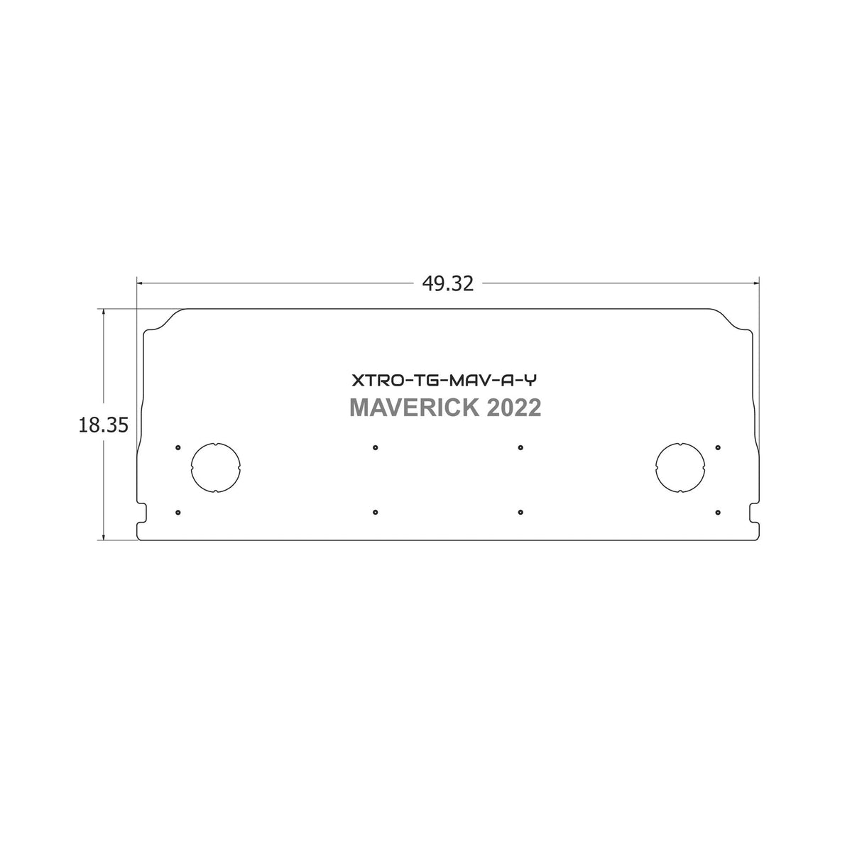 TrailGate Panel for Ford Maverick - Xtrusion Overland