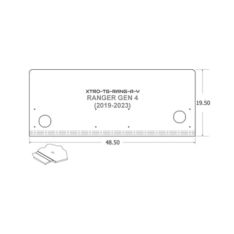 TrailGate Panel for Ford Ranger - Xtrusion Overland