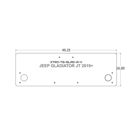 TrailGate Panel for Jeep Gladiator (2019+) - Xtrusion Overland