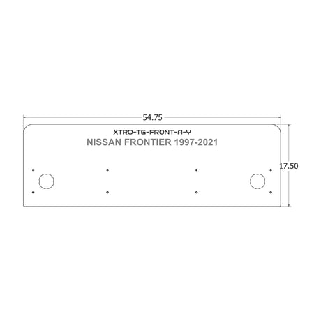 TrailGate Panel for Nissan Frontier (2005 - 2021) - Xtrusion Overland