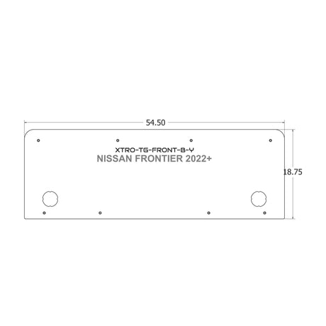 TrailGate Panel for Nissan Frontier (2022+) - Xtrusion Overland
