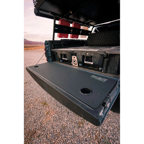 Image of Ram Truck (2010-2020) 1500/2500/3500 Tailgate TrailGate Insert with cup holders.
