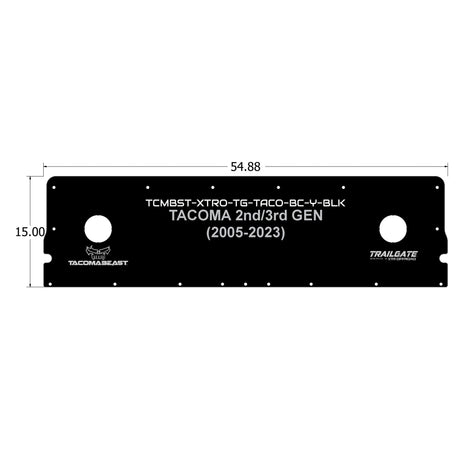 TrailGate Panel for Toyota Tacoma TACOMABEAST Edition - Xtrusion Overland