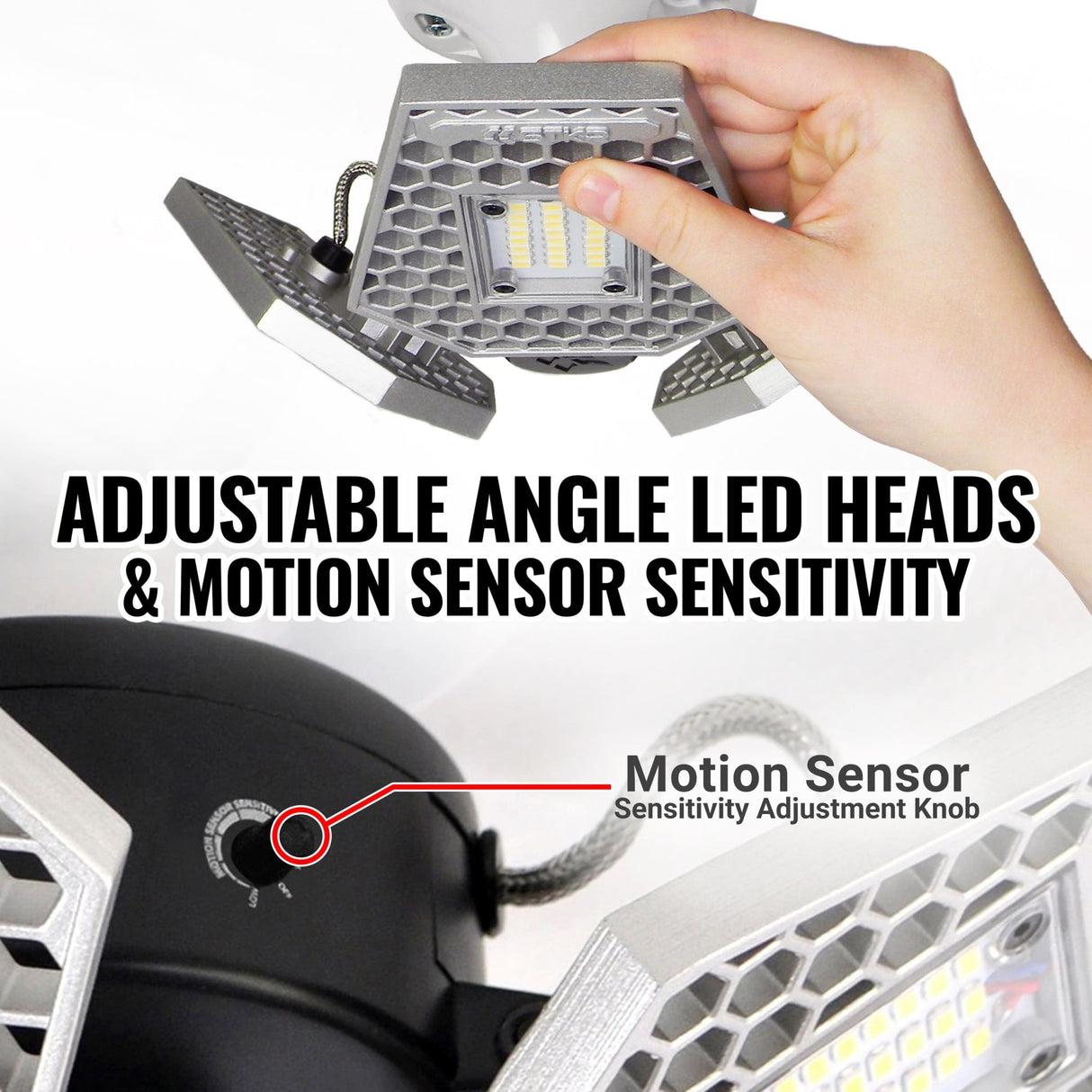 TRiLIGHT - Motion Activated Garage Ceiling Light - Xtrusion Overland