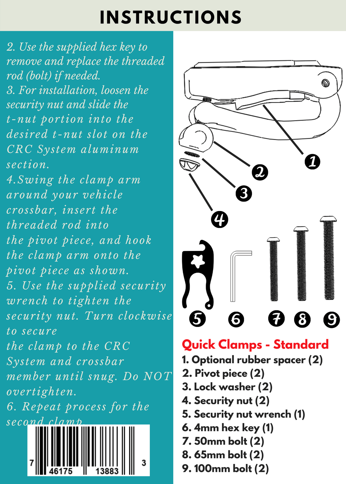 CRC System Clamps