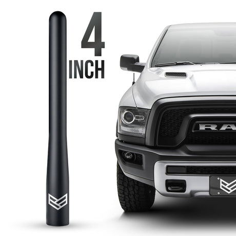 TUFFLOCK® SHORT ANTENNA FOR DODGE RAM (4 INCH) - Xtrusion Overland