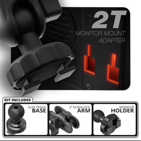 Tuner - 2T | Slim Track Base | 2" DuraLock Arm - Xtrusion Overland