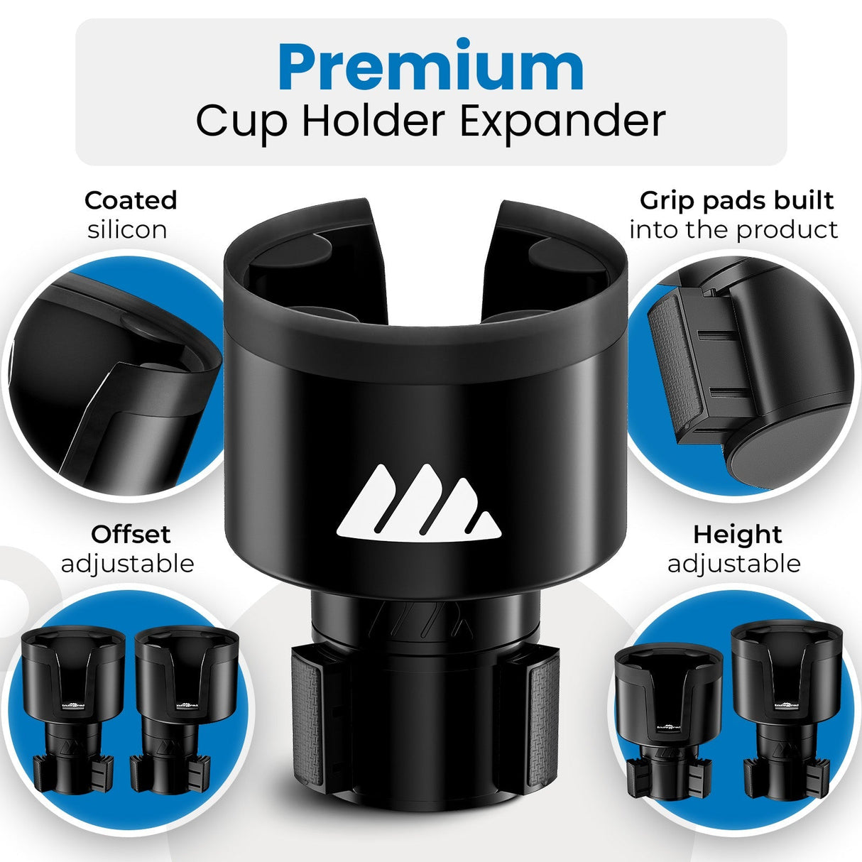 ULTIMATE EXPANDER® - Expandable Cup Holder up to 4.0" - Xtrusion Overland
