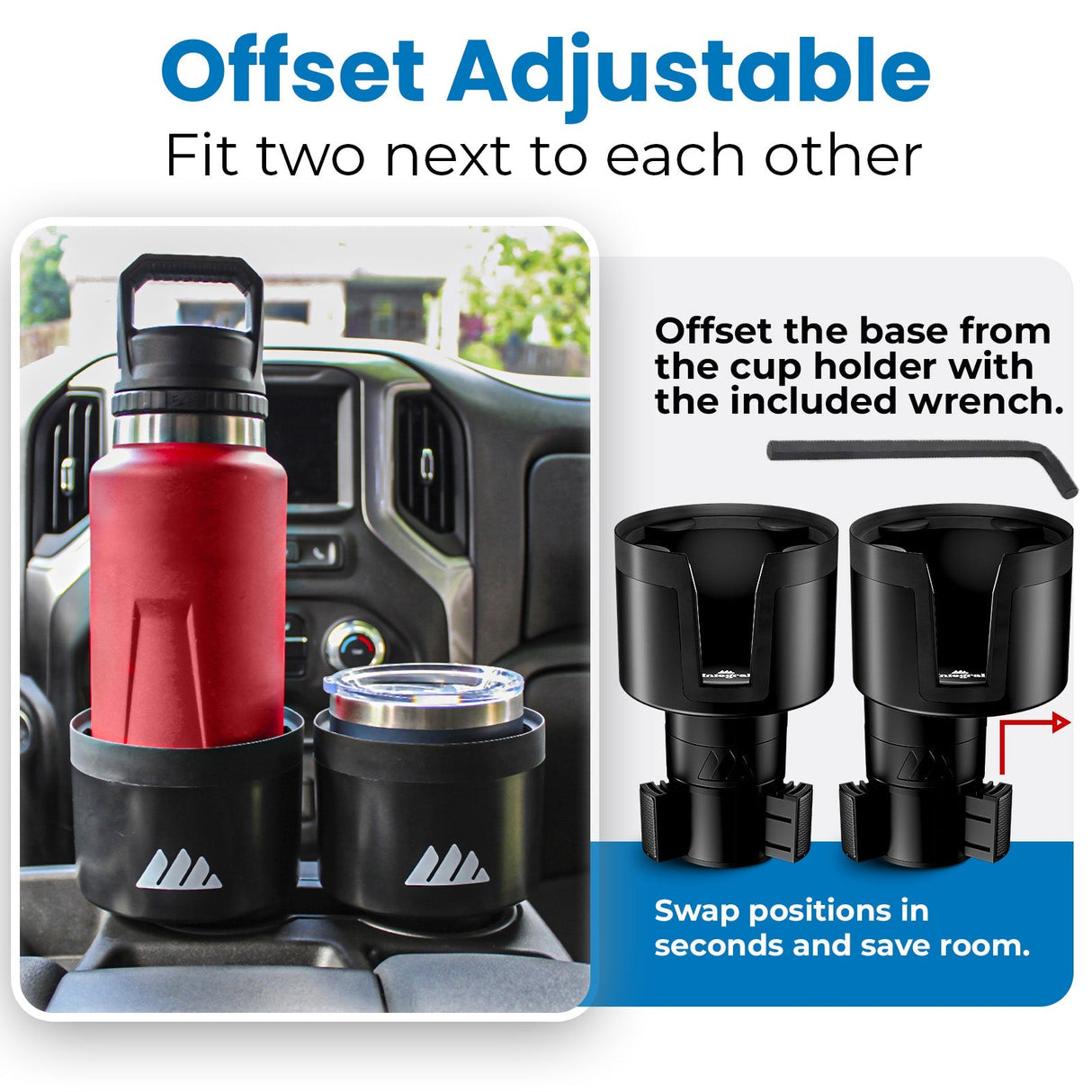 ULTIMATE EXPANDER® - Expandable Cup Holder up to 4.0" - Xtrusion Overland