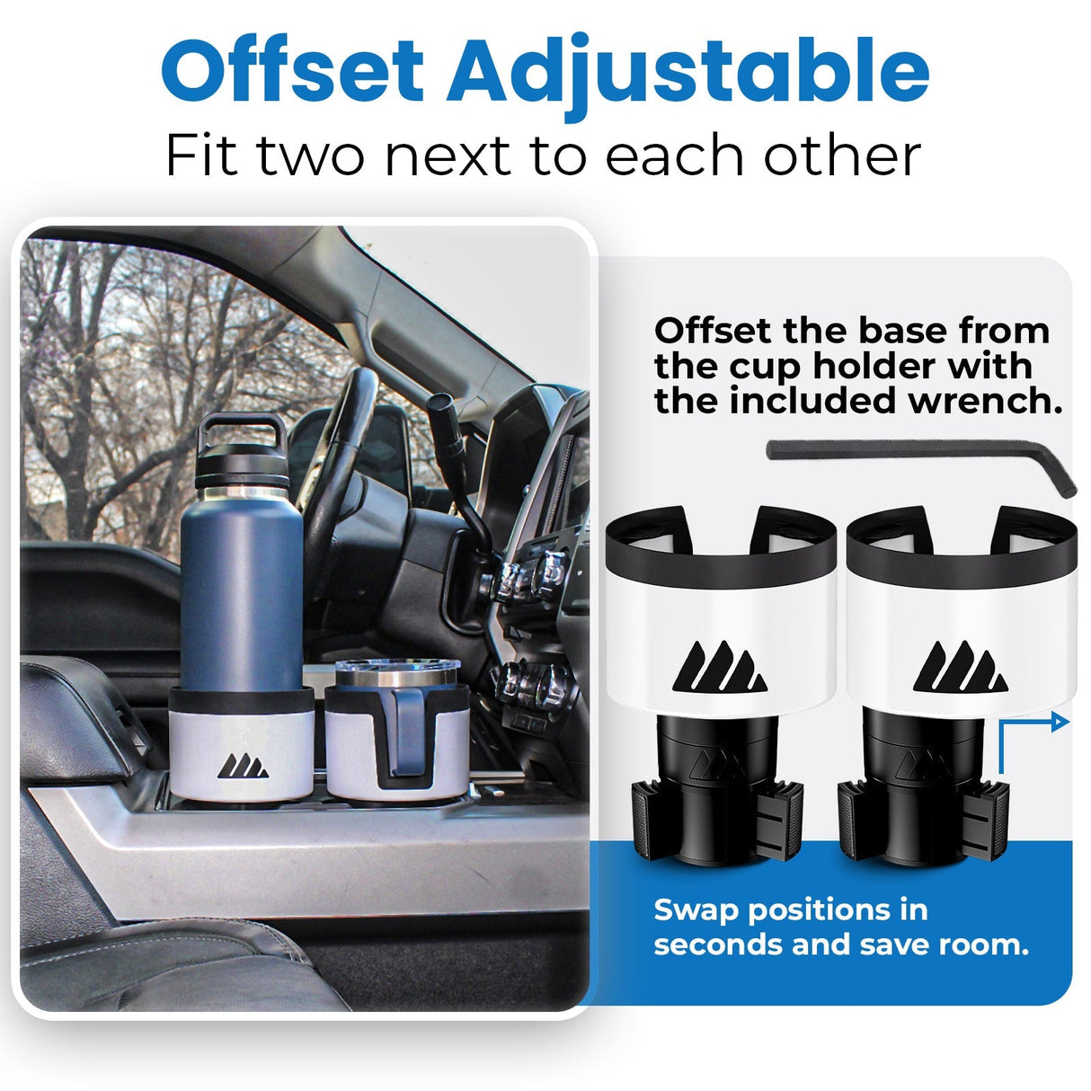 ULTIMATE EXPANDER® - Expandable Cup Holder up to 4.0" - Xtrusion Overland