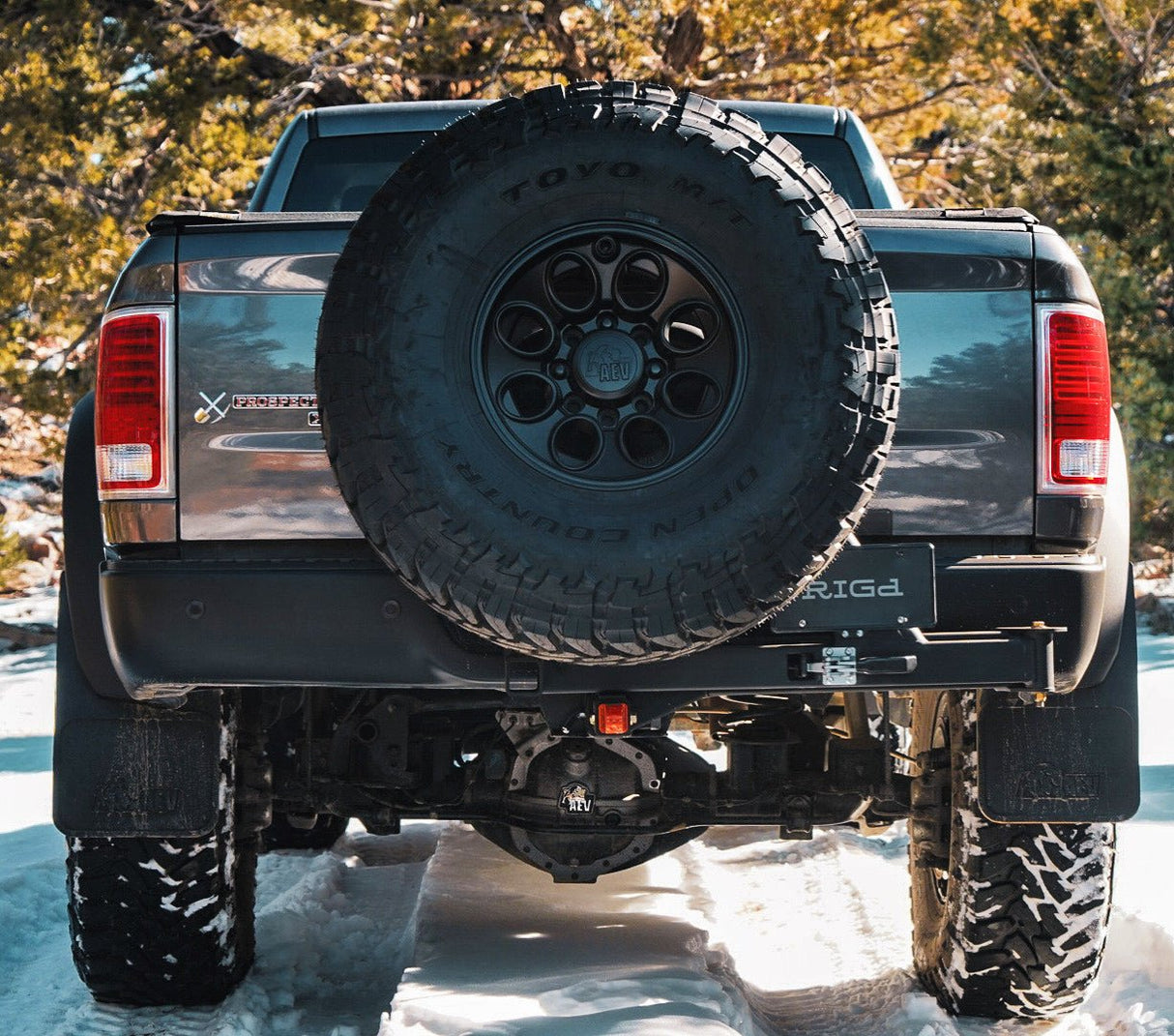 UltraSwing® Mega-Fit Spare Tire Hitch Mount | RiGd Supply - Xtrusion Overland