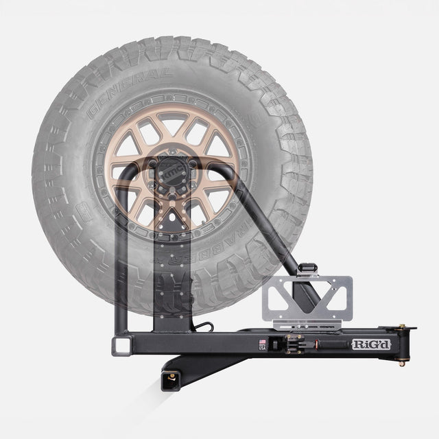 UltraSwing® Mega-Fit Spare Tire Hitch Mount | RiGd Supply - Xtrusion Overland