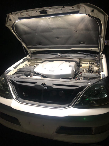 Under Hood LED Light Kit for ALL MAKES and Toyotas (4Runners, Tacomas, Sequoias, Tundras, LC, FJ, GX) - Xtrusion Overland