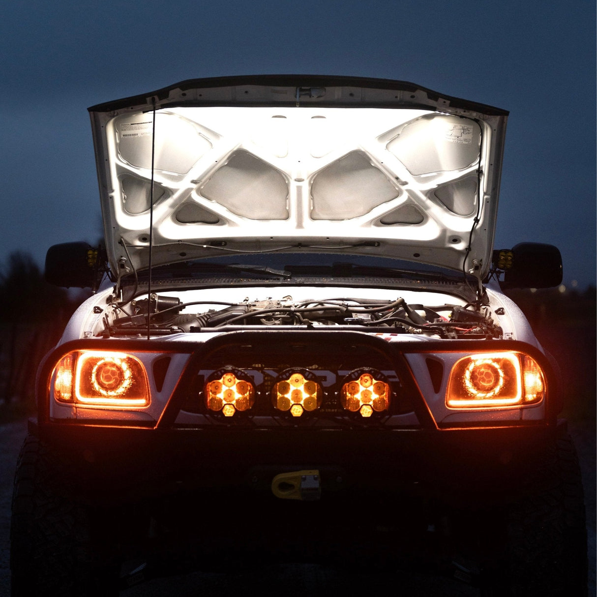 Under Hood LED Light Kit for ALL MAKES and Toyotas (4Runners, Tacomas, Sequoias, Tundras, LC, FJ, GX) - Xtrusion Overland
