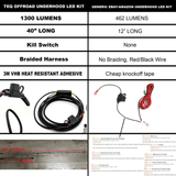 Under Hood LED Light Kit for ALL MAKES and Toyotas (4Runners, Tacomas, Sequoias, Tundras, LC, FJ, GX) - Xtrusion Overland