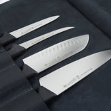 Vintage Leather Black Knife Roll - 7 Pocket - Xtrusion Overland