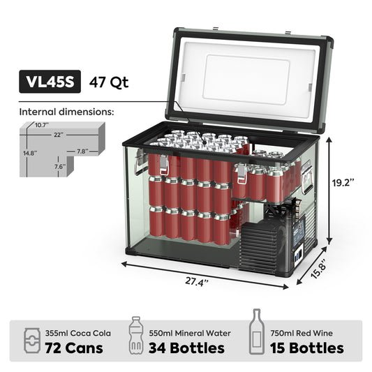 VL45 Portable Freezer Single Zone | ICECO | 45 LT - Xtrusion Overland