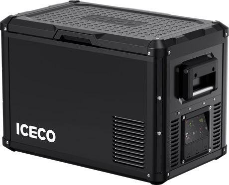 VL45ProD Dual Zone Portable Freezer - Black | ICECO - Xtrusion Overland