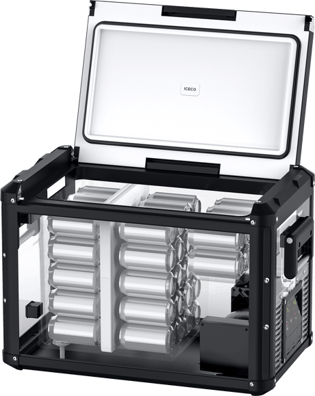 VL45ProD Dual Zone Portable Freezer - Black | ICECO - Xtrusion Overland