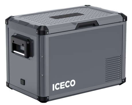 VL45ProD Dual Zone Portable Freezer - Gray | ICECO - Xtrusion Overland