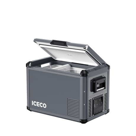 VL45ProD Dual Zone Portable Freezer - Gray | ICECO - Xtrusion Overland