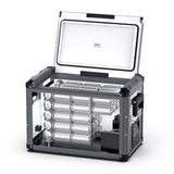 VL45ProD Dual Zone Portable Freezer - Gray | ICECO - Xtrusion Overland