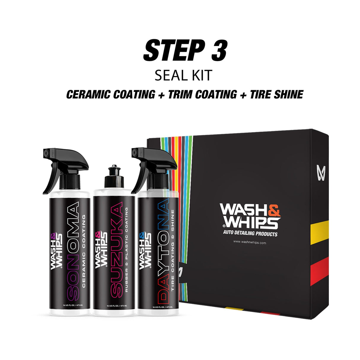 WASH&WHIPS 3-Step Car Care System - Xtrusion Overland