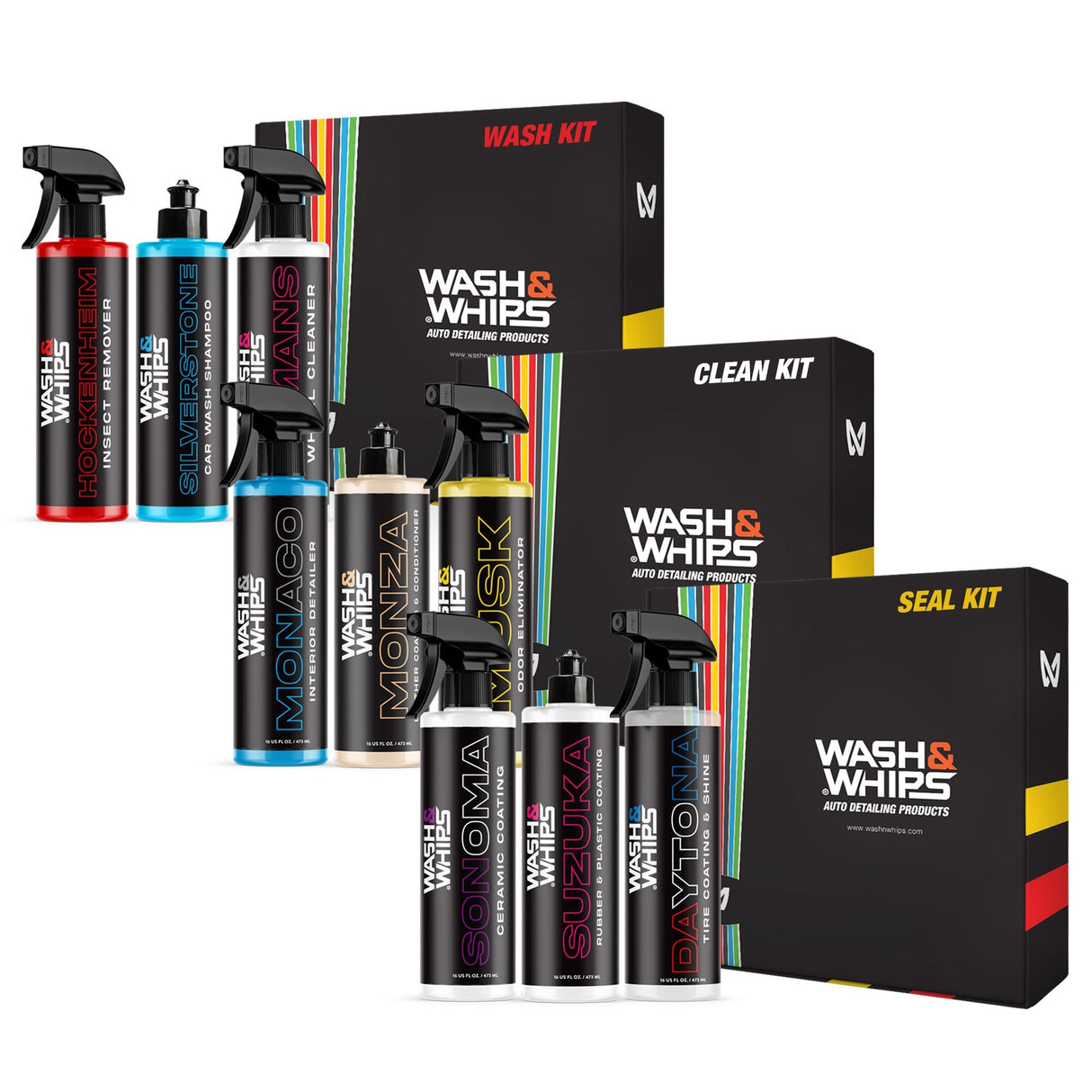 WASH&WHIPS 3-Step Car Care System - Xtrusion Overland