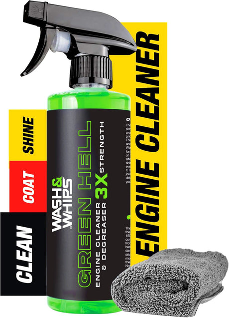 WASH&WHIPS Green Hell Engine Cleaner & Degreaser - Xtrusion Overland