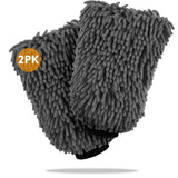 WASH&WHIPS Microfiber Chenille Car Cleaning Mitt - 2pk - Xtrusion Overland