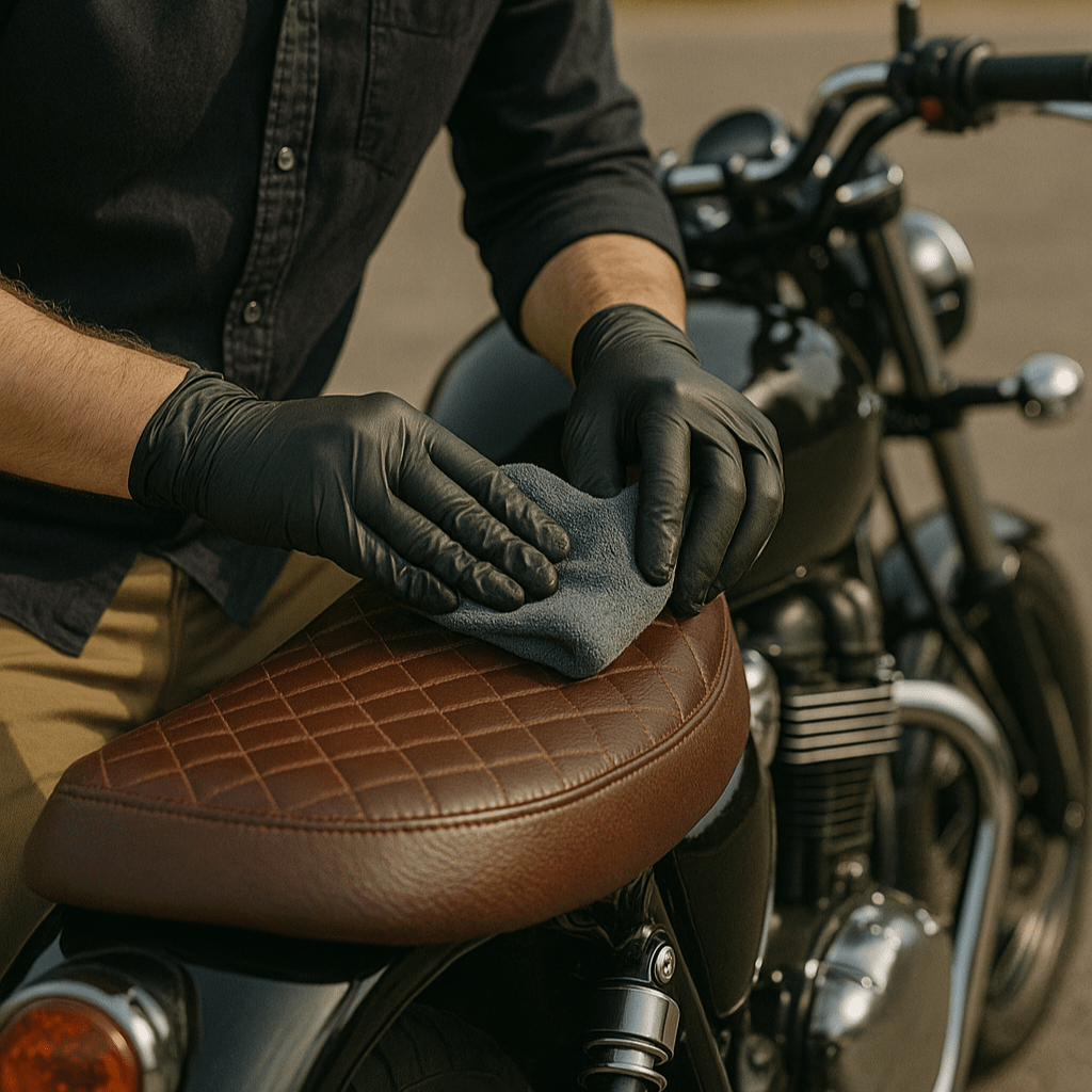 WASH&WHIPS MotoPro Motorcycle Detailing Kit - Bug Remover, Leather Care, Ceramic Spray - Xtrusion Overland