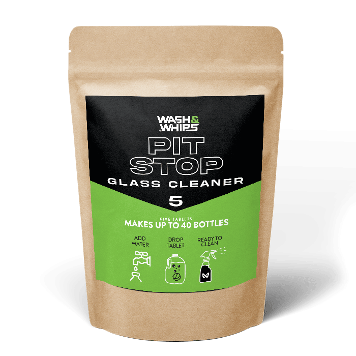 WASH&WHIPS Pit Stop Glass Cleaner / All Surface Cleaner Refill Tablets (Makes 5 Gallons) - Xtrusion Overland