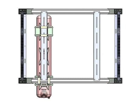 WaterPORT 8.0 Gallon Water Tank Bed Rack Mount - Xtrusion Overland