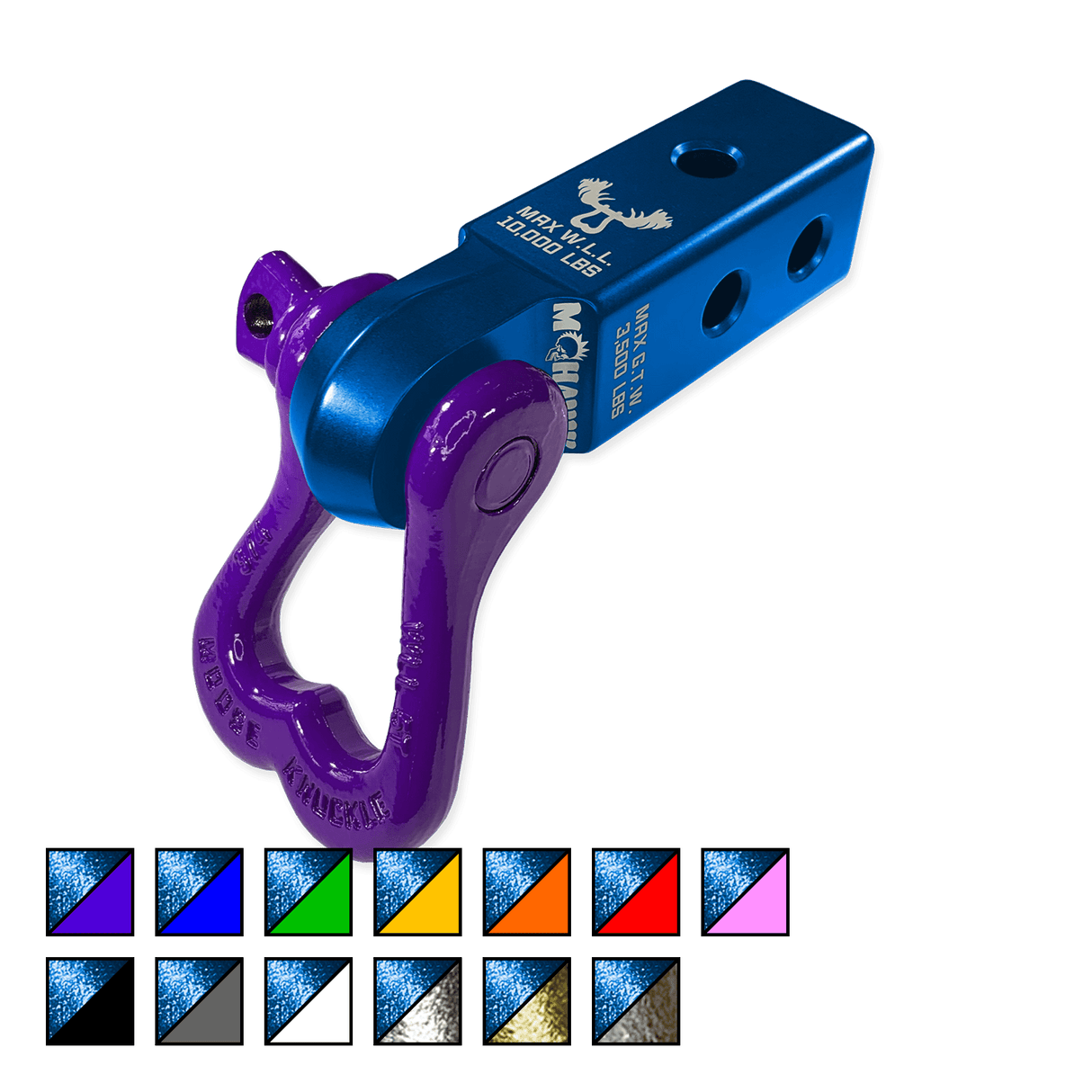 XL 3/4 Shackle and Mohawk 2.0 Receiver Combo - Xtrusion Overland