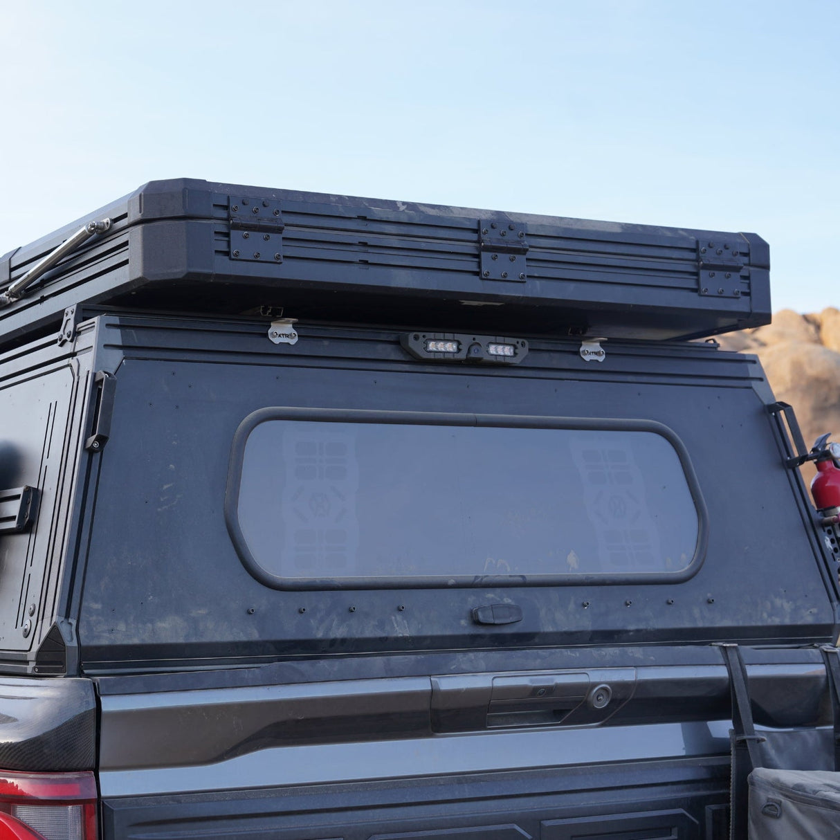 XOSKLTN - Third Brake Light & Chase Light Housing with Feniex Quad Q3 - Xtrusion Overland