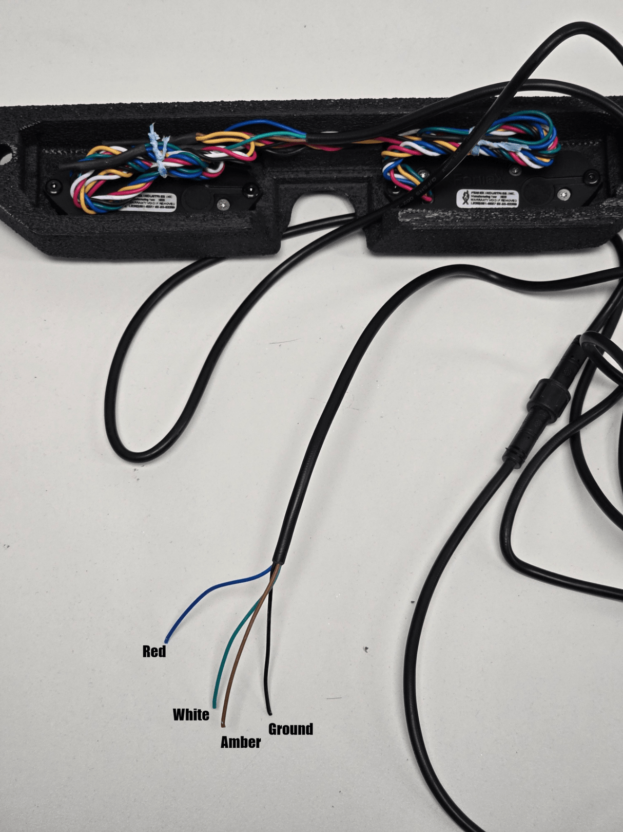 XOSKLTN - Third Brake Light & Chase Light Housing with Feniex Quad Q3 - Xtrusion Overland