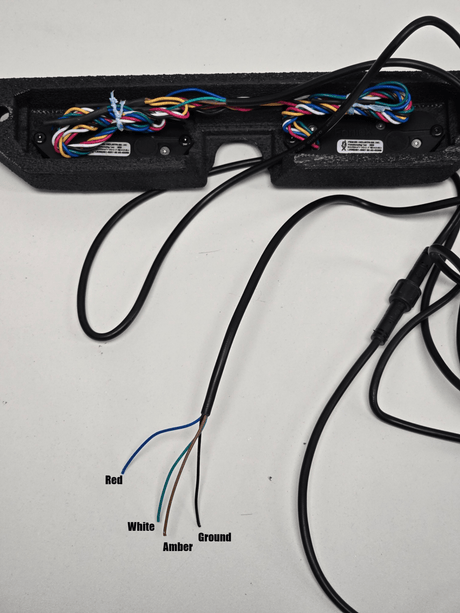 XOSKLTN - Third Brake Light & Chase Light Housing with Feniex Quad Q3 - Xtrusion Overland