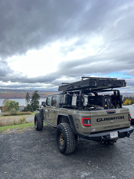XTR1 Bed Rack for Jeep Gladiator - @OffroadFitness Package - Xtrusion Overland
