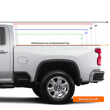 XTR1 Bed Rack for Retrax XR Cover - Chevrolet Silverado & GMC Sierra 2500HD / 3500HD - Xtrusion Overland