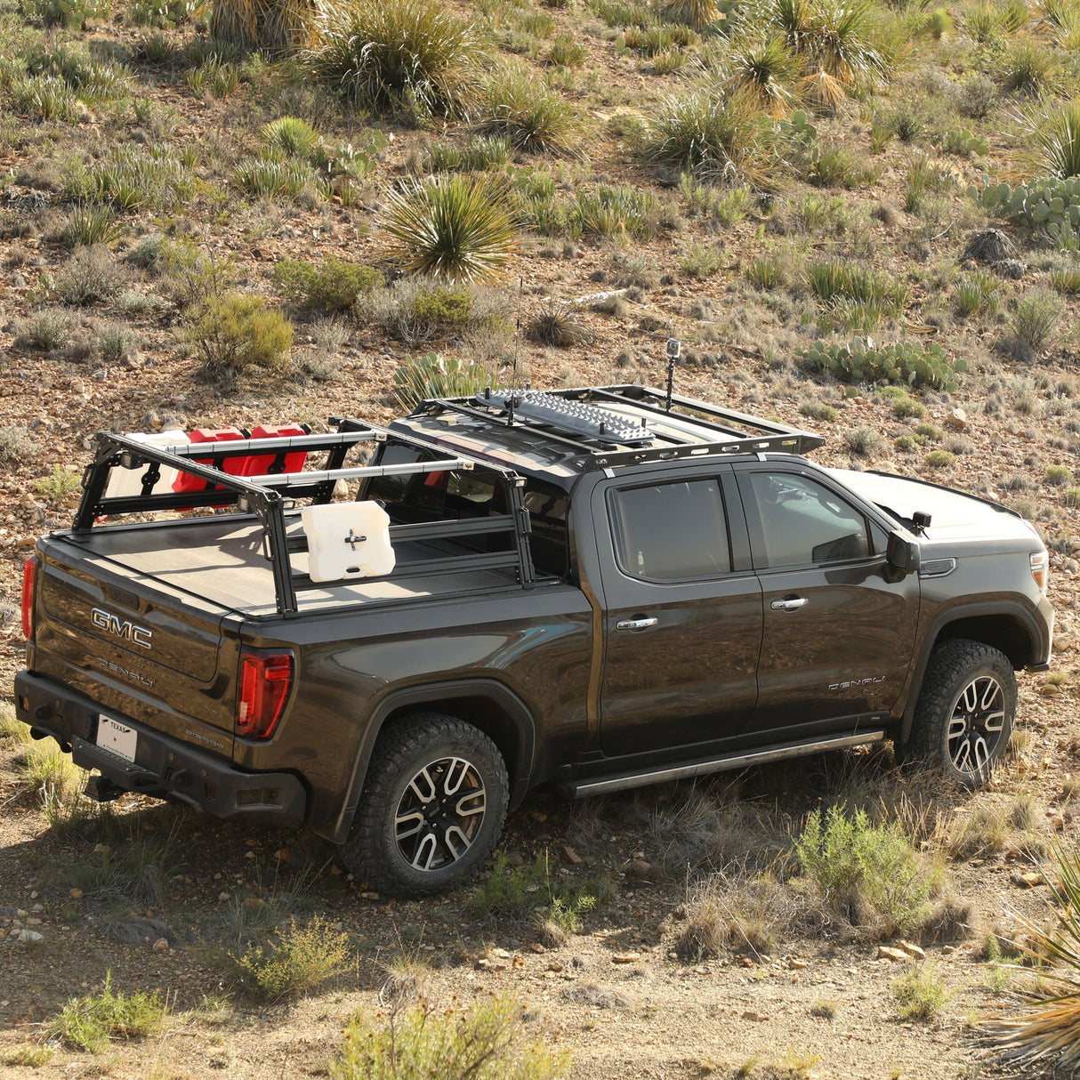 XTR1 Bed Rack for Retrax XR Cover - Chevrolet Silverado & GMC Sierra 2500HD / 3500HD - Xtrusion Overland