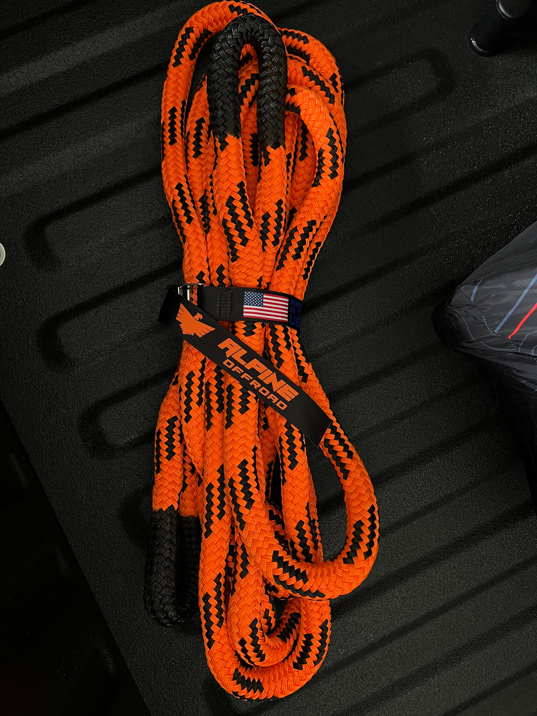 Alpine Offroad OG Orange-Alpine Kinetic Rope (Full Size Trucks & SUVs)