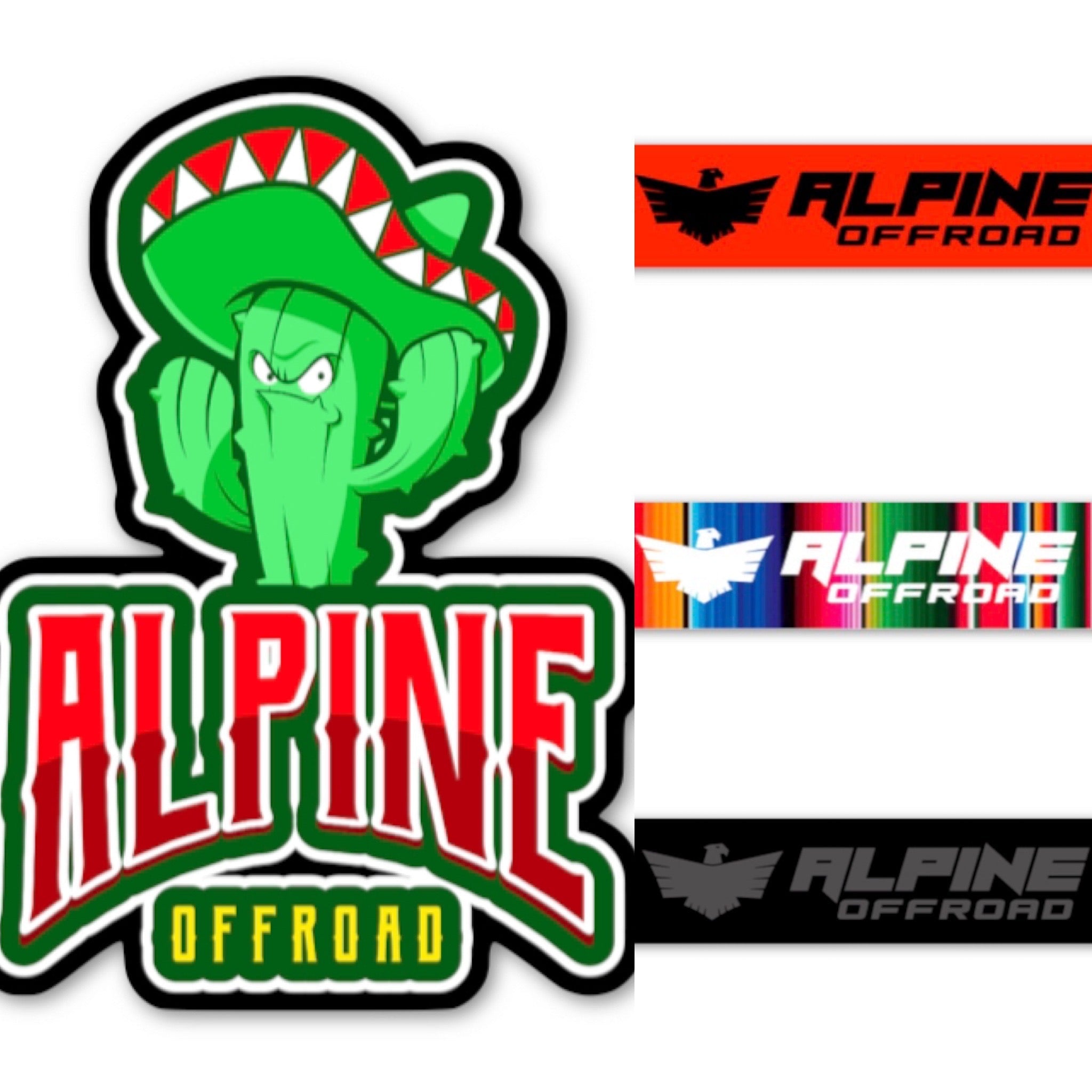 Alpine Offroad Stickers