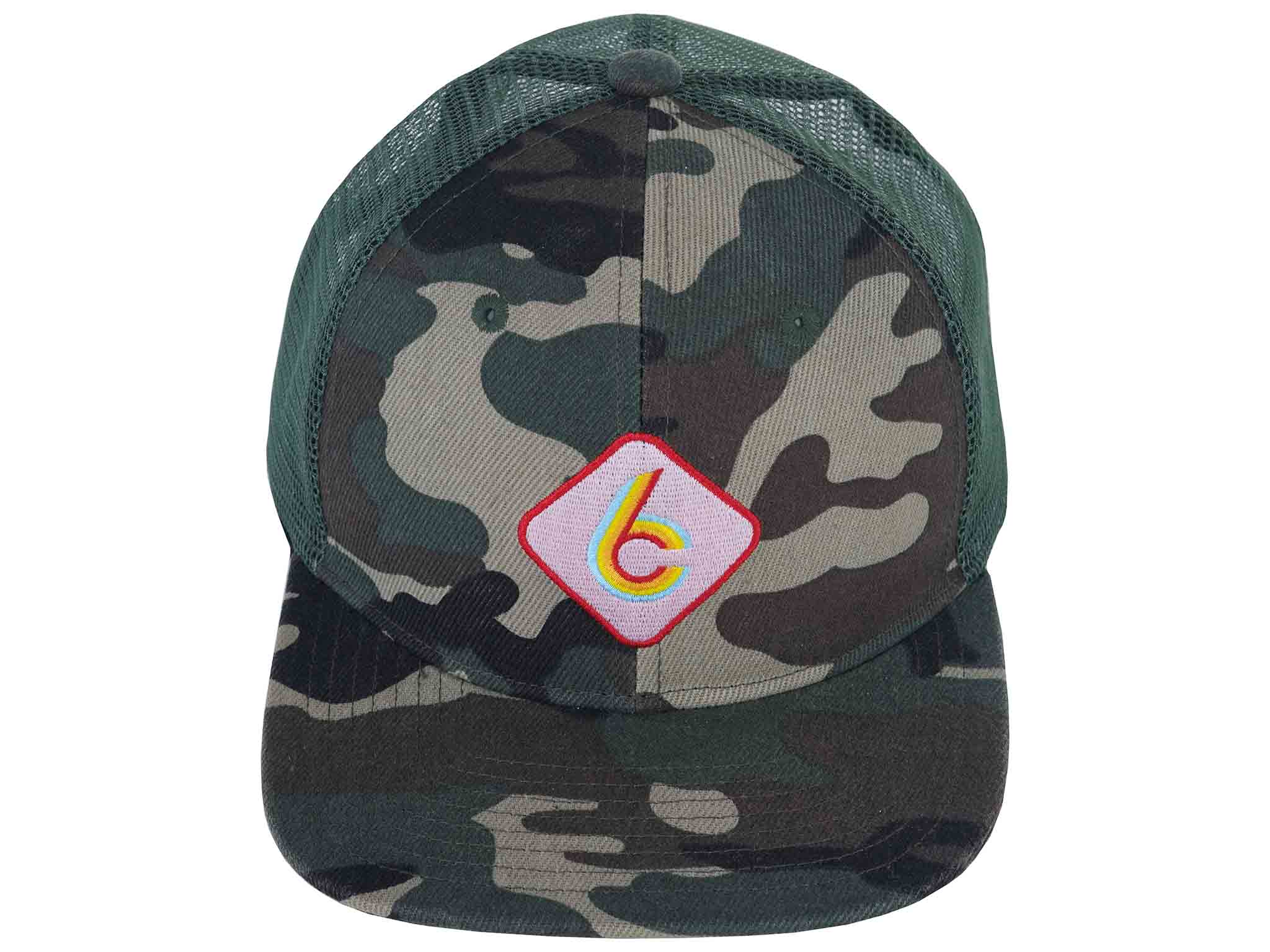 PINK PATCH C6 outdoor flat deck cap