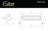 Diode Dynamics 6 inch LED Light Bar Single Row Straight SS6