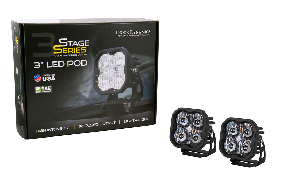 Diode Dynamics SS3 Sport Backlit LED Pod Lights