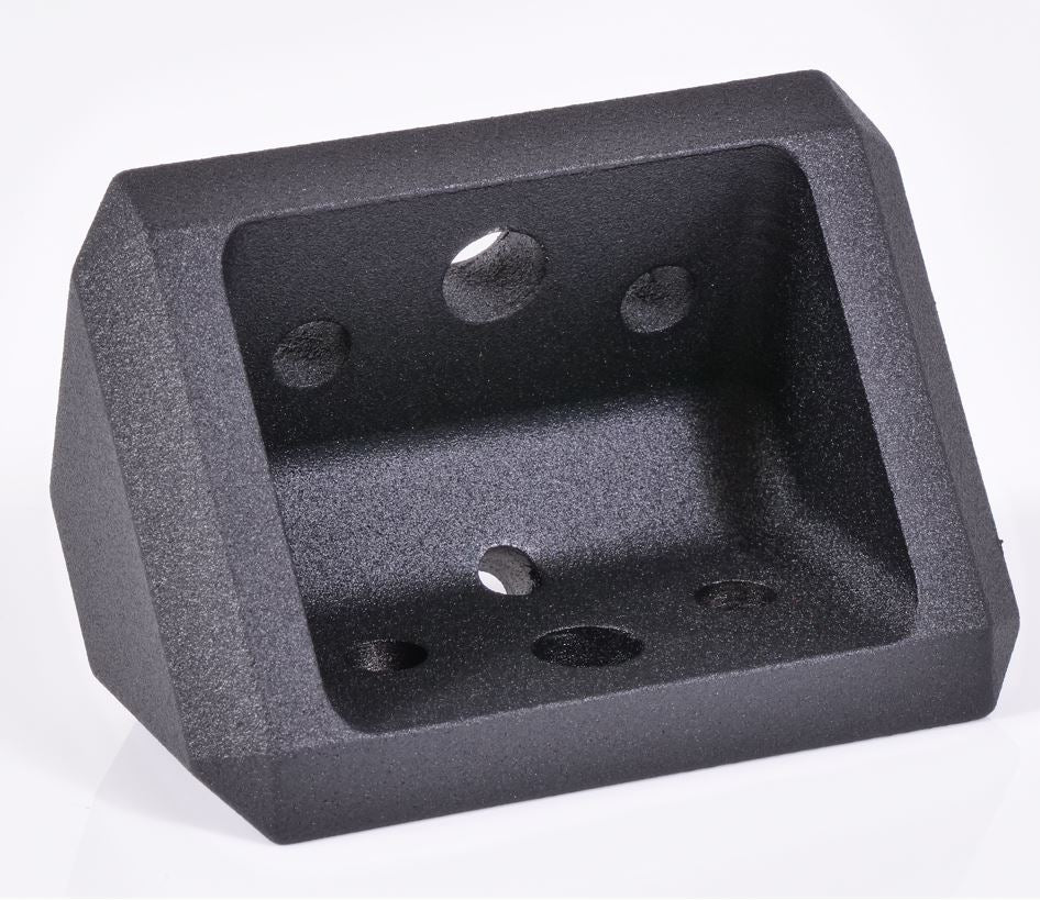 CNC billet corner brackets for XTR bed racks — available in 9°, 13°, and 20° angles