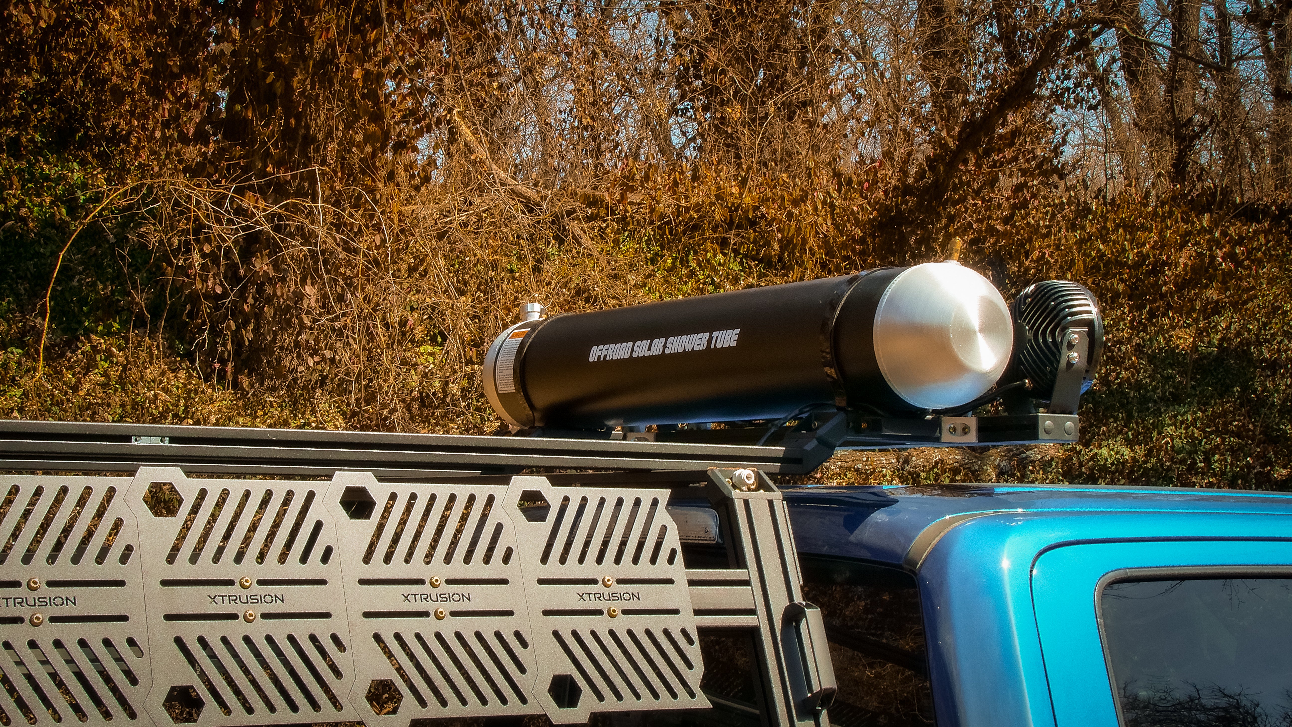 Off-Road Solar Shower Tanks "The Missile"