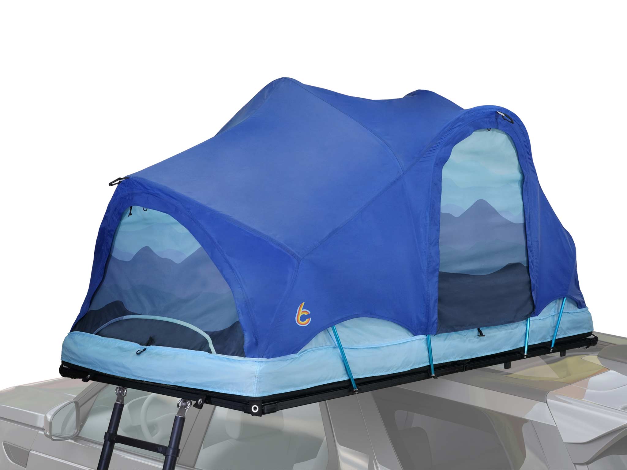 SURF Rev Roof Top Tent Surf Color full flysheet by C6 outdoor