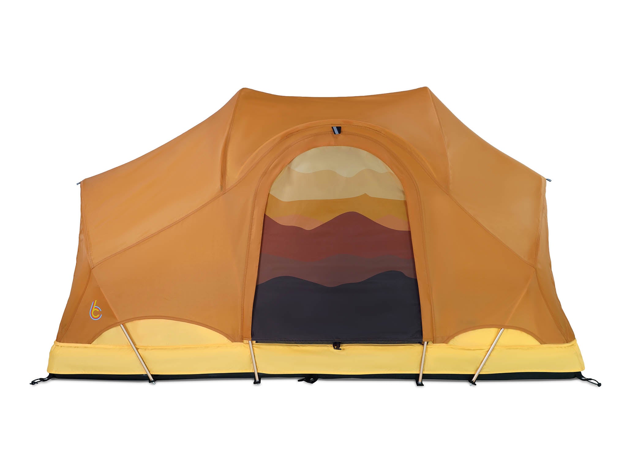 REV TENT roof top tent ground tent pick-up truck tent desert color profile by C6 Outdoor