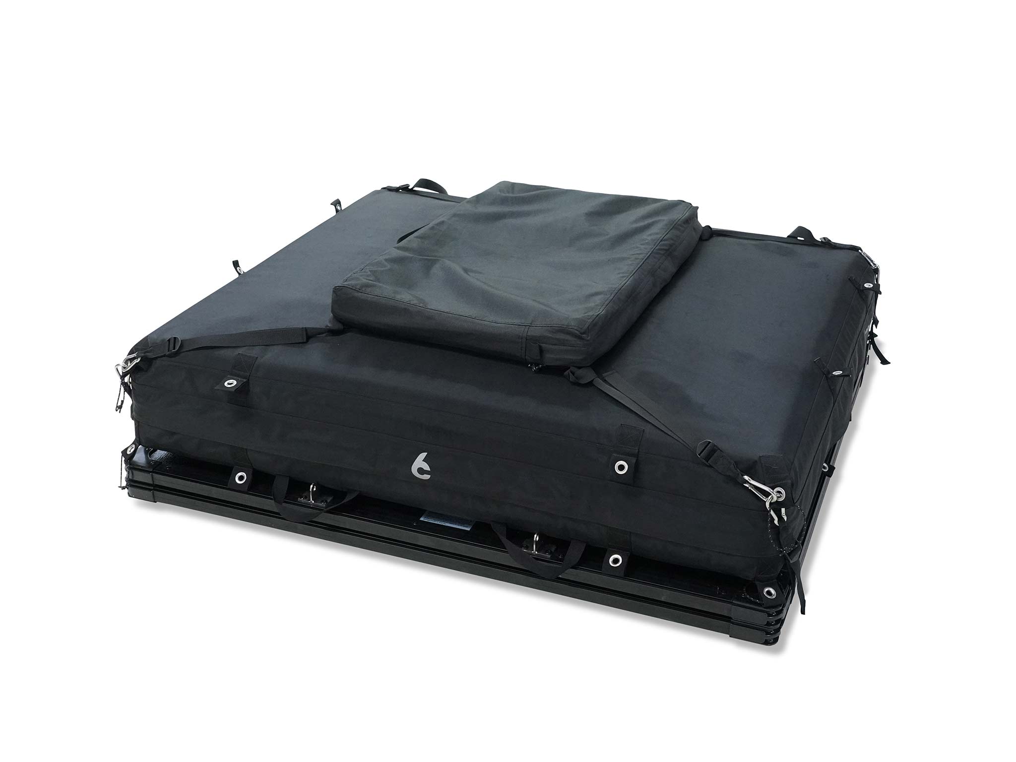 Rev Roof Top Tent packed for transport